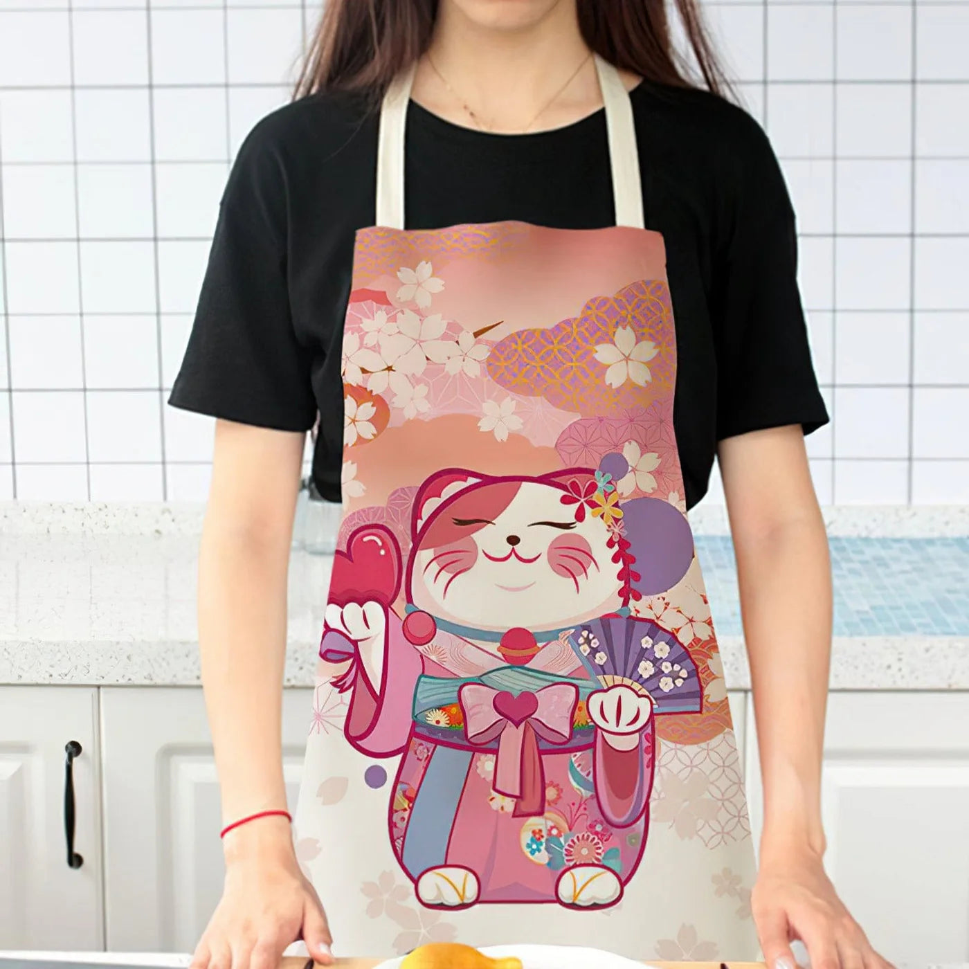 Tablier de cuisine Lucky Cat Chef