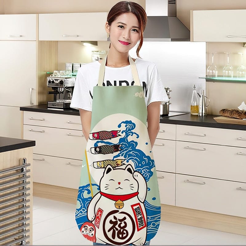 Tablier de cuisine Lucky Cat Chef