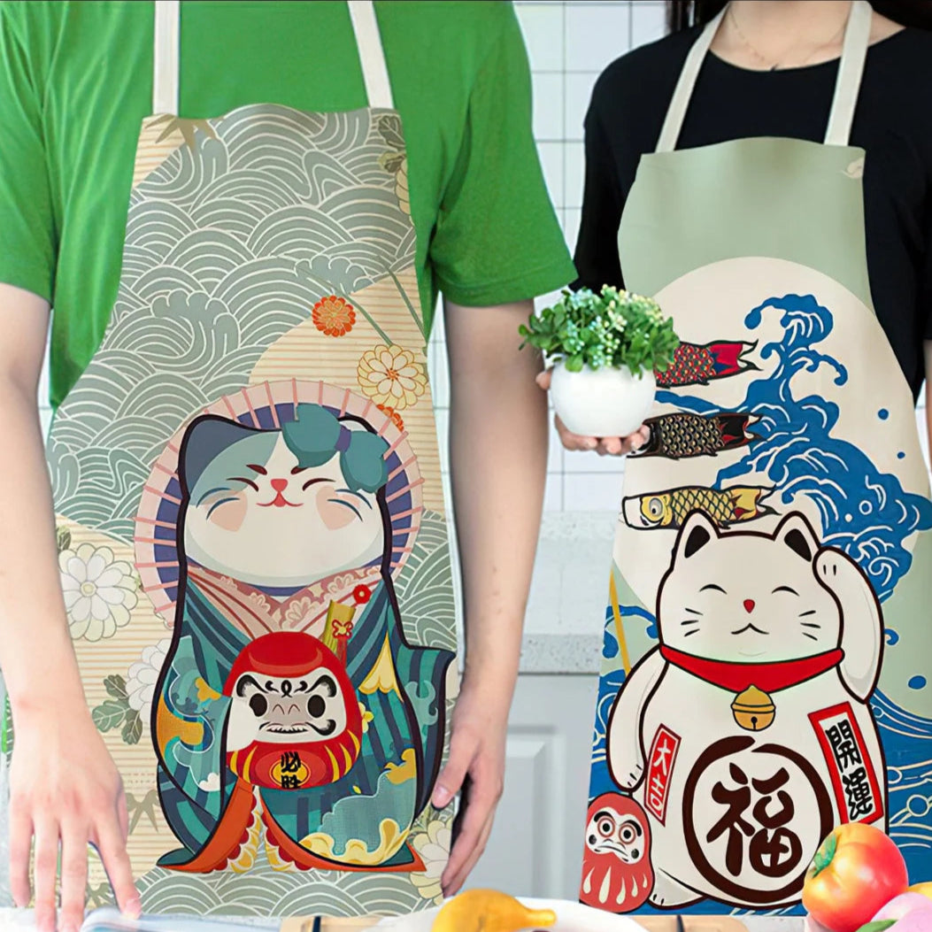Tablier de cuisine Lucky Cat Chef