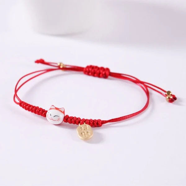 Bracelet Kawaii Chat Porte-Bonheur