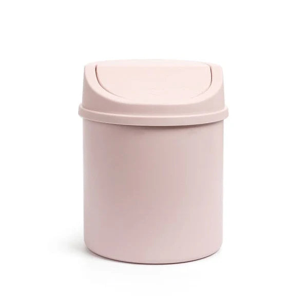 Mini poubelle de bureau pastel