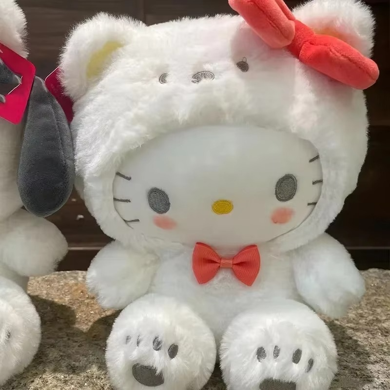 Peluche Hello Kitty / Purin / Pochacco ultra douce