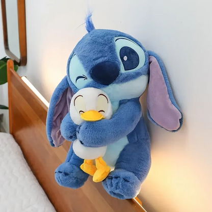 Peluche Stitch avec canard kawaii 30cm