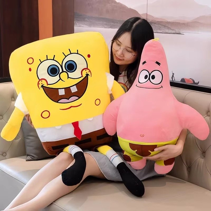 Peluche Bob l'éponge / Patrick Star très doux