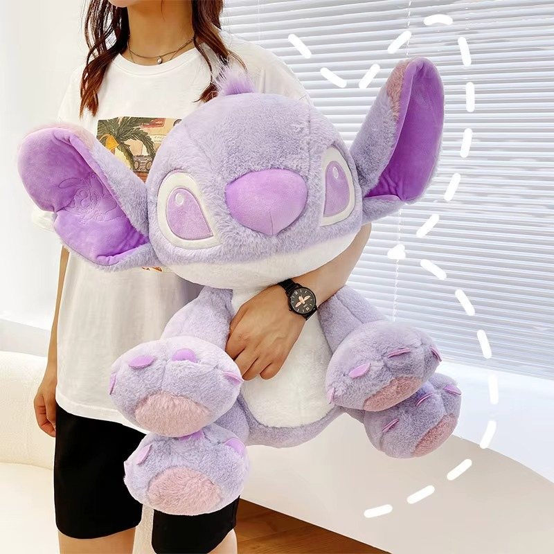 Peluche Stitch violet dessin animé Disney 25cm/30cm/45cm
