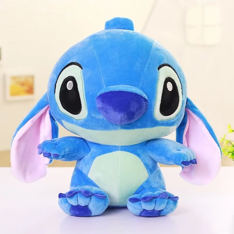 Peluche Stitch bleu/rose Kawaii 25/35cm