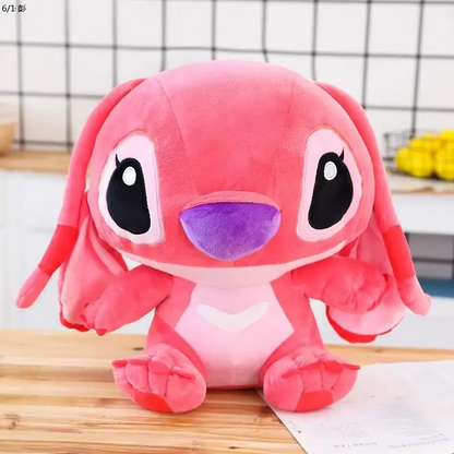 Peluche Stitch bleu/rose Kawaii 25/35cm