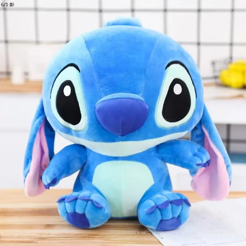 Peluche Stitch bleu/rose Kawaii 25/35cm