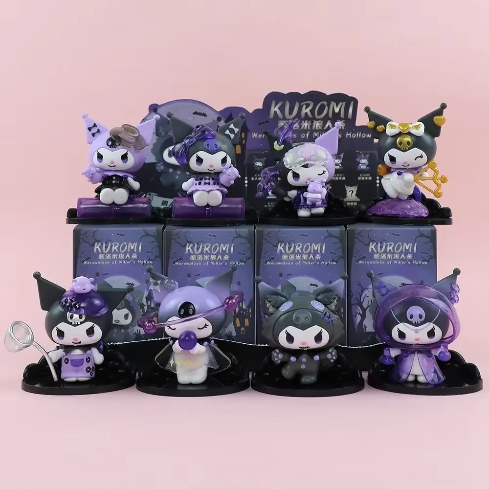 Sanrio Kuromi loup-garou figurine boîte mystère