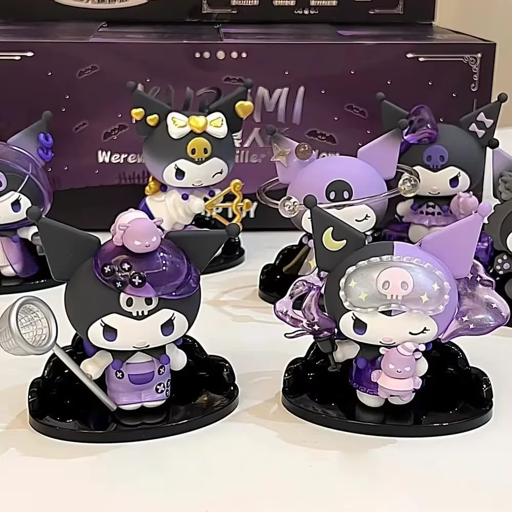 Sanrio Kuromi loup-garou figurine boîte mystère