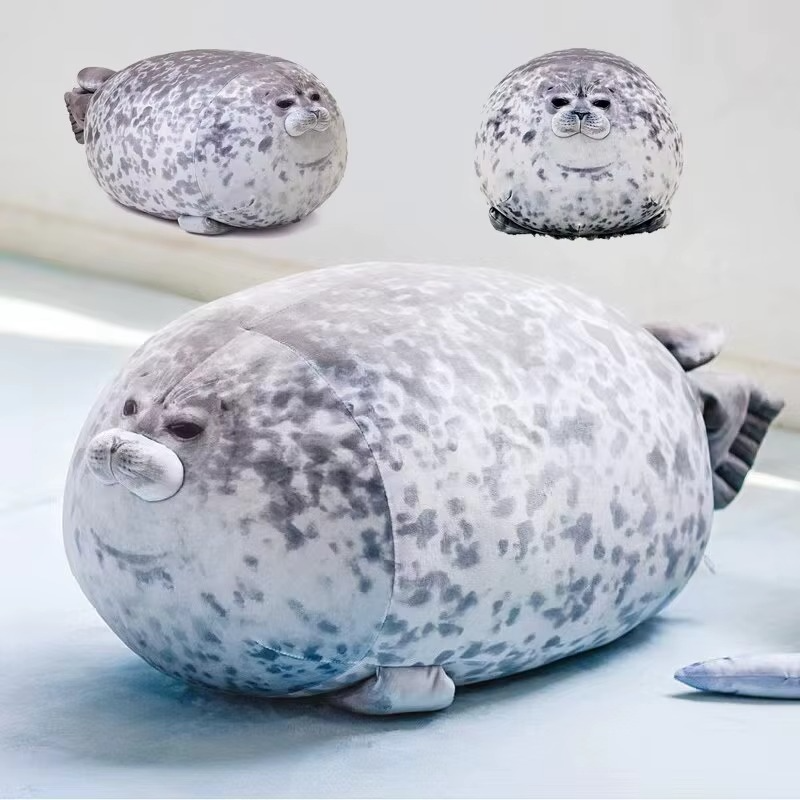 Peluche en forme de phoque 20cm