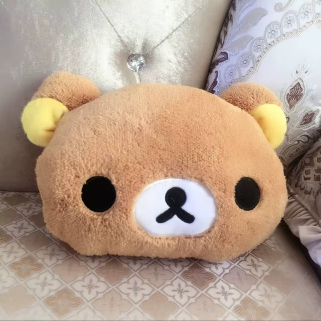 Peluche ours kawaii Rilakkuma chauffe-mains
